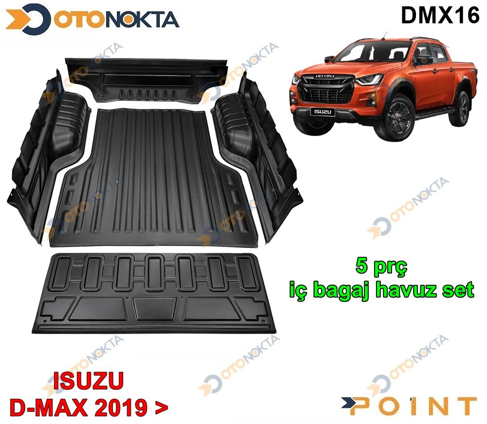 D-MAX 2019> BAGAJ HAVUZU KASA İÇİ 3 BOYUTLU