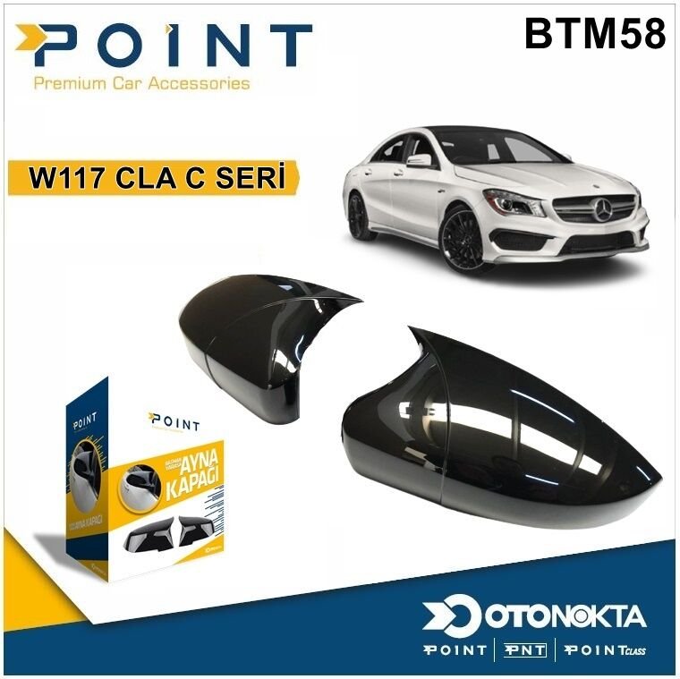 BATMAN AYNA KAPAĞI PİYANO BLACK W117 CLA C SERİ