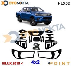 TOYOTA HİLUX 2015-2019 8 PARÇA SİYAH SET 4X2 POİNT