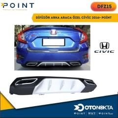 DİFÜZÖR ARKA ARACA ÖZEL CİVİC 2016> POİNT