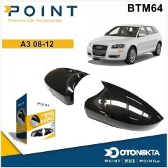 BATMAN AYNA KAPAĞI PİYANO BLACK AUDİ A3 8P 08-12