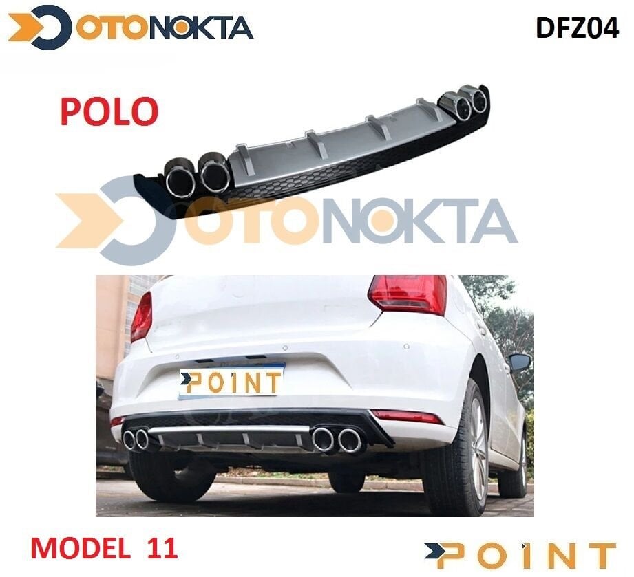 DİFÜZÖR ARKA ÜNİVERSAL  POLO  MODEL 11 GRİ POİNT