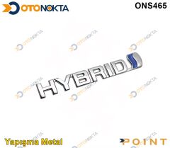 ARMA METAL YAPIŞMA HYBRİT YAZISI KROM POİNT