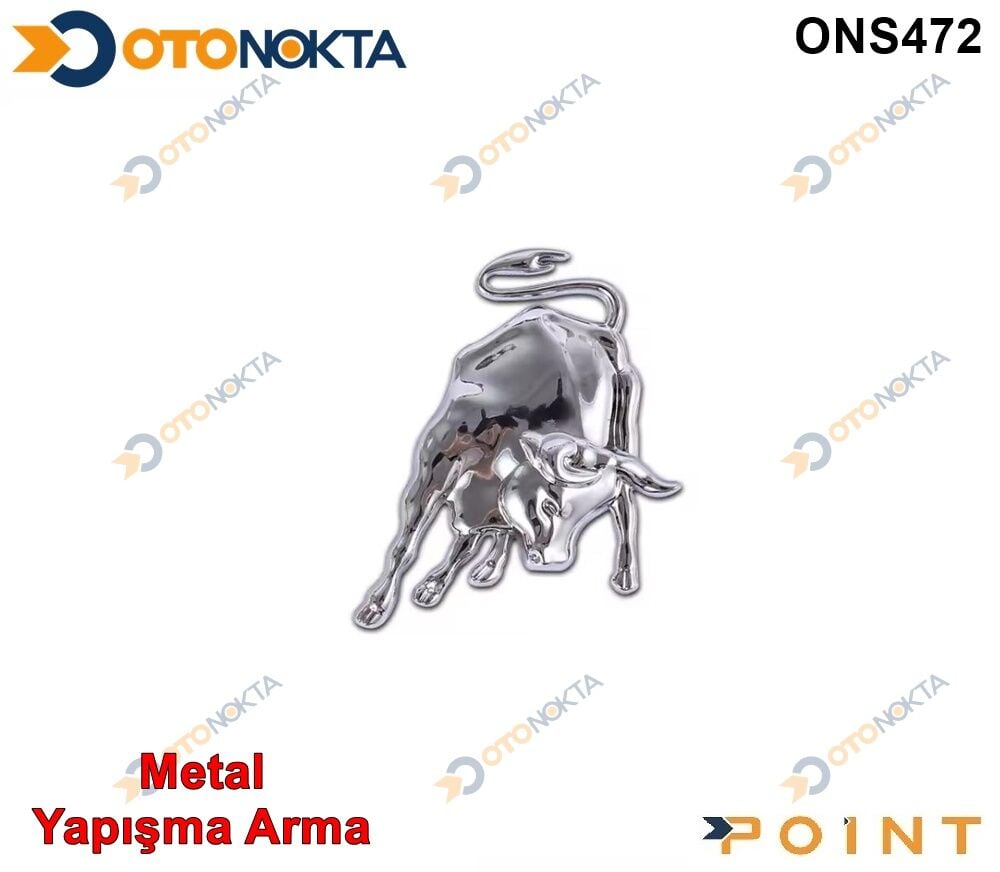 ARMA METAL YAPIŞMA LAMBO LOGO KROM  POİNT