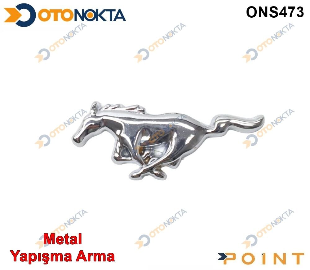 ARMA METAL YAPIŞMA BÜYÜK KROM AT POİNT