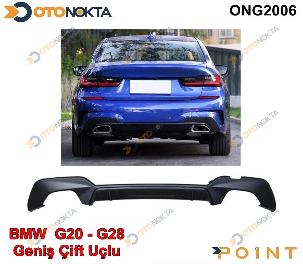 BMW G20 ARKA TAMPON DİFÜZÖR ÇİFT UÇLU POİNT