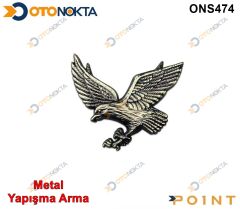 ARMA METAL YAPIŞMA MİNİ KARTAL SARI POİNT