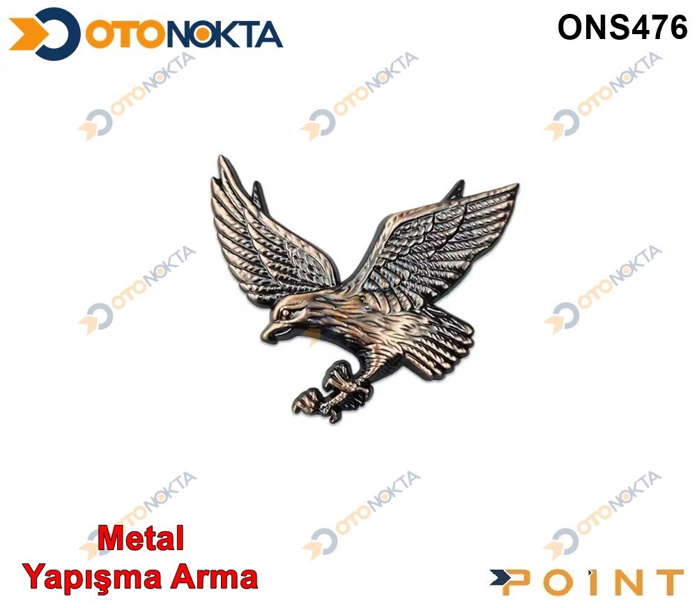 ARMA METAL YAPIŞMA MİNİ KARTAL BRONZ POİNT