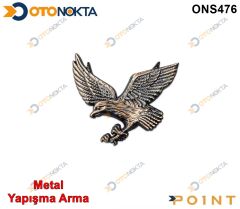 ARMA METAL YAPIŞMA MİNİ KARTAL BRONZ POİNT