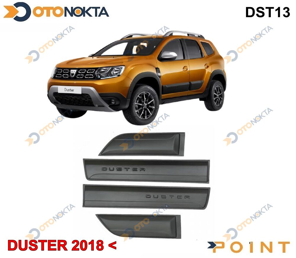 DACİA DUSTER 2018> YAN KAPI KORUMASI DÜZ 4 PRÇ