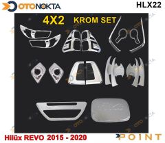 TOYOTA HİLUX 2015-2019  KROM SET 8 PARÇA 4x2 POİNT
