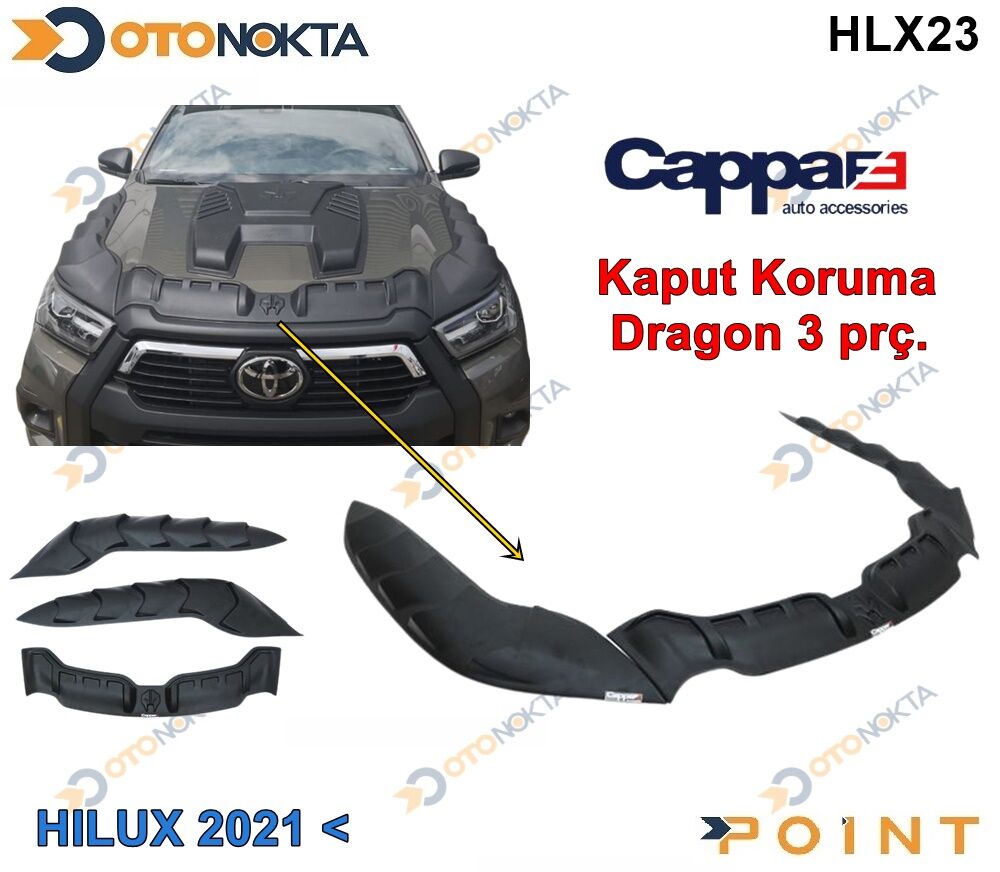 TOYOTA HİLUX 2021> ÖN KAPUT KORUMA DRAGON CAPPA