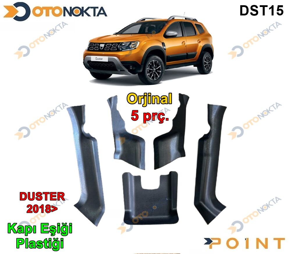 DACİA DUSTER 2018 İÇ KAPI EŞİĞİ PLASTİK 5 PRÇ SET