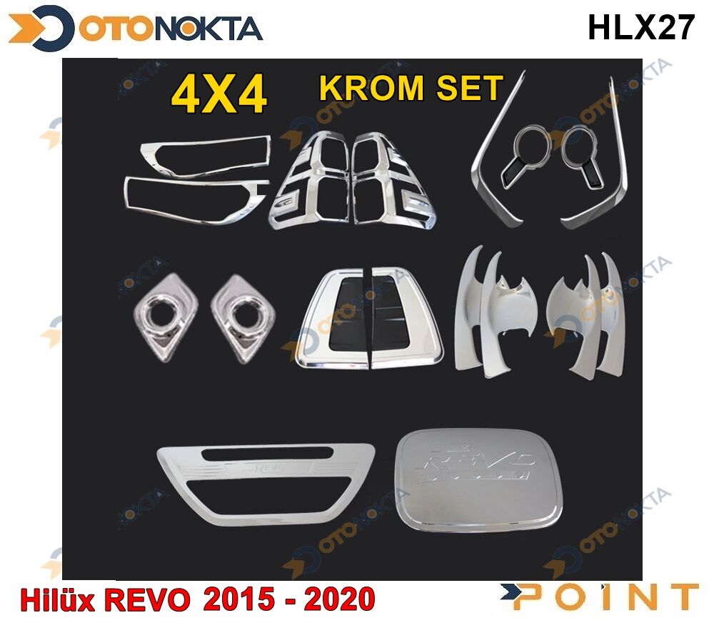 TOYOTA HİLUX 2015-2019  KROM SET 8 PARÇA 4X4 POİNT