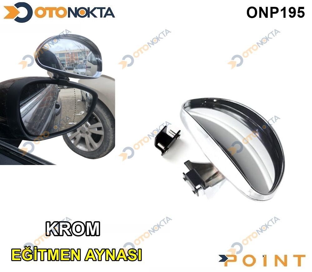 EĞİTMEN DIŞ AYNA GEÇMELİ KALİTELİ KROM POİNT