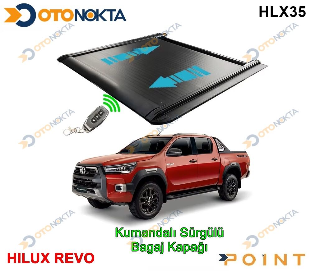 TOYOTA HİLUX REVO  KUMANDALI SÜRGÜLÜ BAGAJ KAPAK