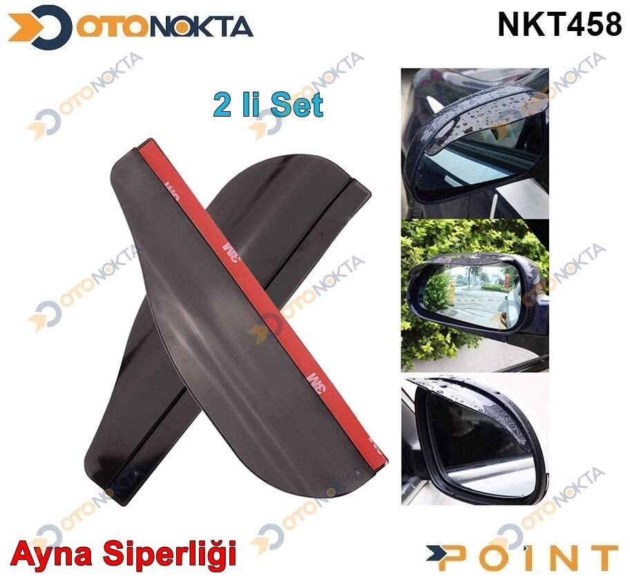 AYNA SİPERLİĞİ SİYAH 2 Lİ PLASTİK