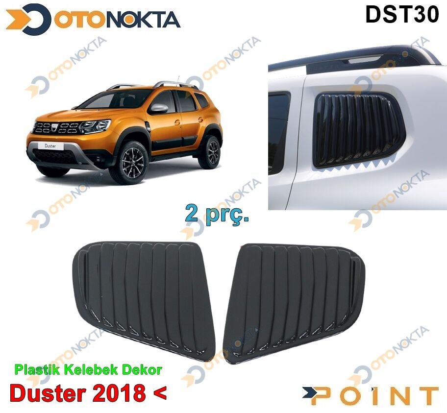 DACİA DUSTER 2018> KELEBEK CAM PLASTİK DEKORU
