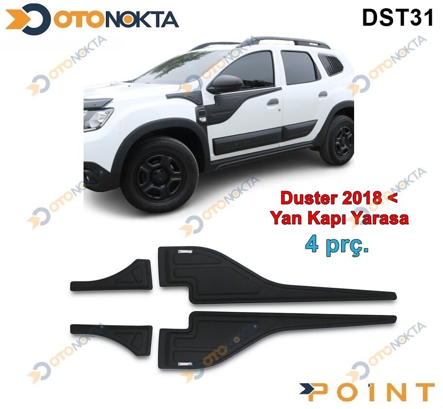 DACİA DUSTER 2018> YAN KAPI YARASA DEKORU4PRÇ CAPP