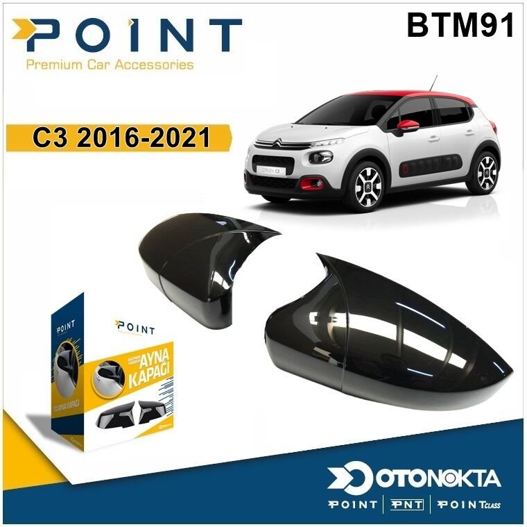 BATMAN AYNA KAPAĞI PİYANO BLACK C3 16-21