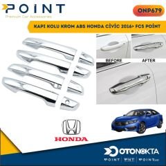 KAPI KOLU KROM ABS HONDA  CİVİC 2016> FC5  POİNT