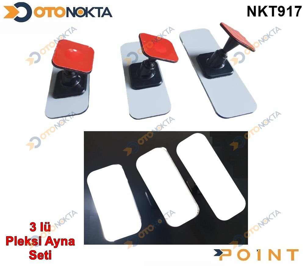 AYNA PLEXİ İÇ DİKİZ 3 LÜ YAPIŞMALI  MA304