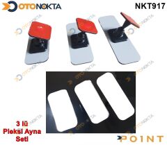 AYNA PLEXİ İÇ DİKİZ 3 LÜ YAPIŞMALI  MA304