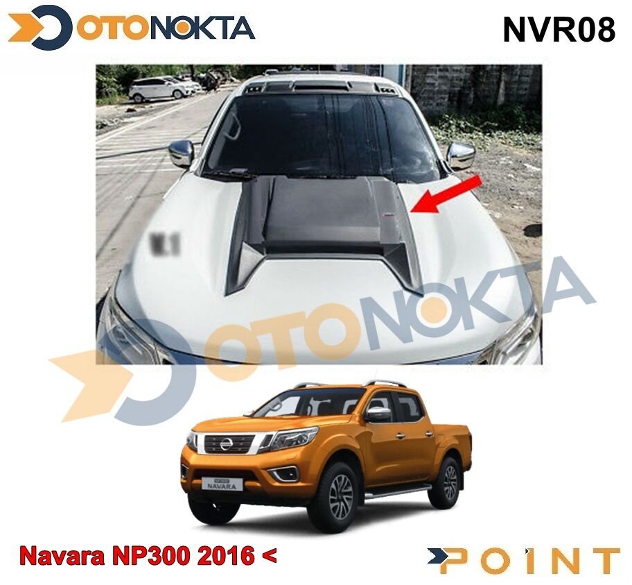 NAVARA NP300 2016> KAPUT ÜST DEKOR SİYAH POİNT