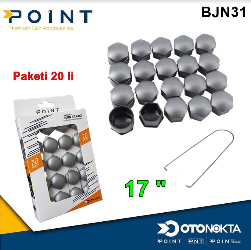 BİJON KAPAK 17 £ GRİ 20 Lİ