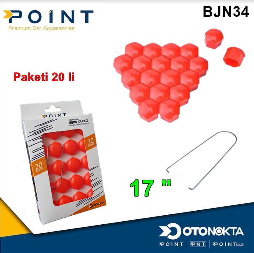 BİJON KAPAK 17 £ TURUNCU 20 Lİ