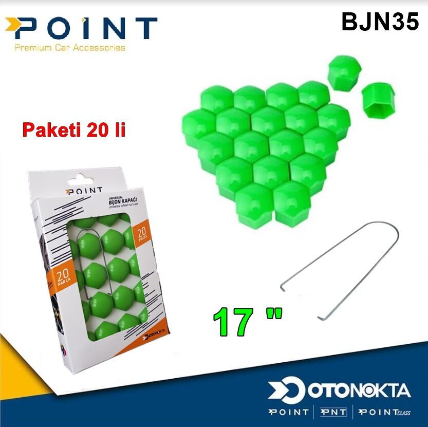 BİJON KAPAK 17 £ YEŞİL 20 Lİ