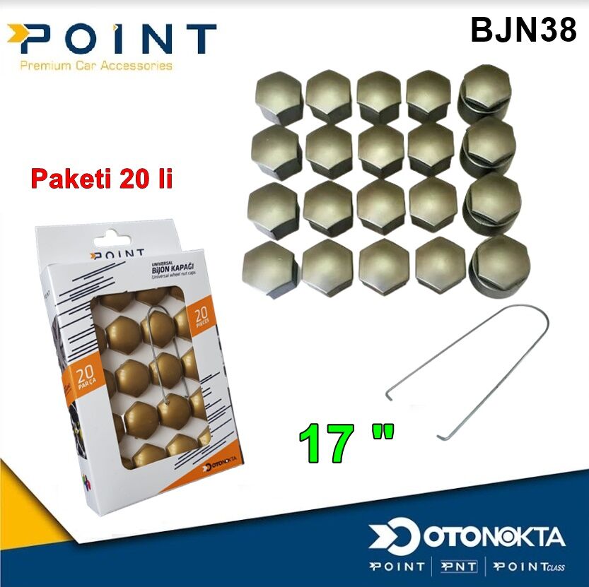 BİJON KAPAK 17 £ ALTIN SARI 20 Lİ