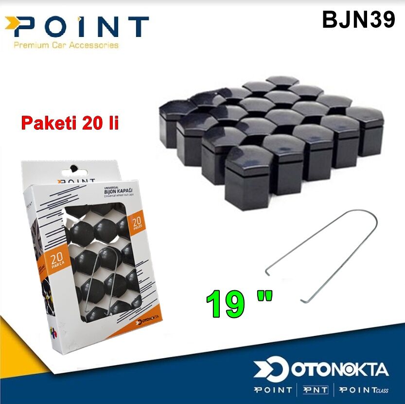 BİJON KAPAK 19 £ SİYAH 20 Lİ