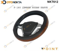 DİREKSİYON KILIFI GEÇMELİ KARBON KAHVE  FX-005