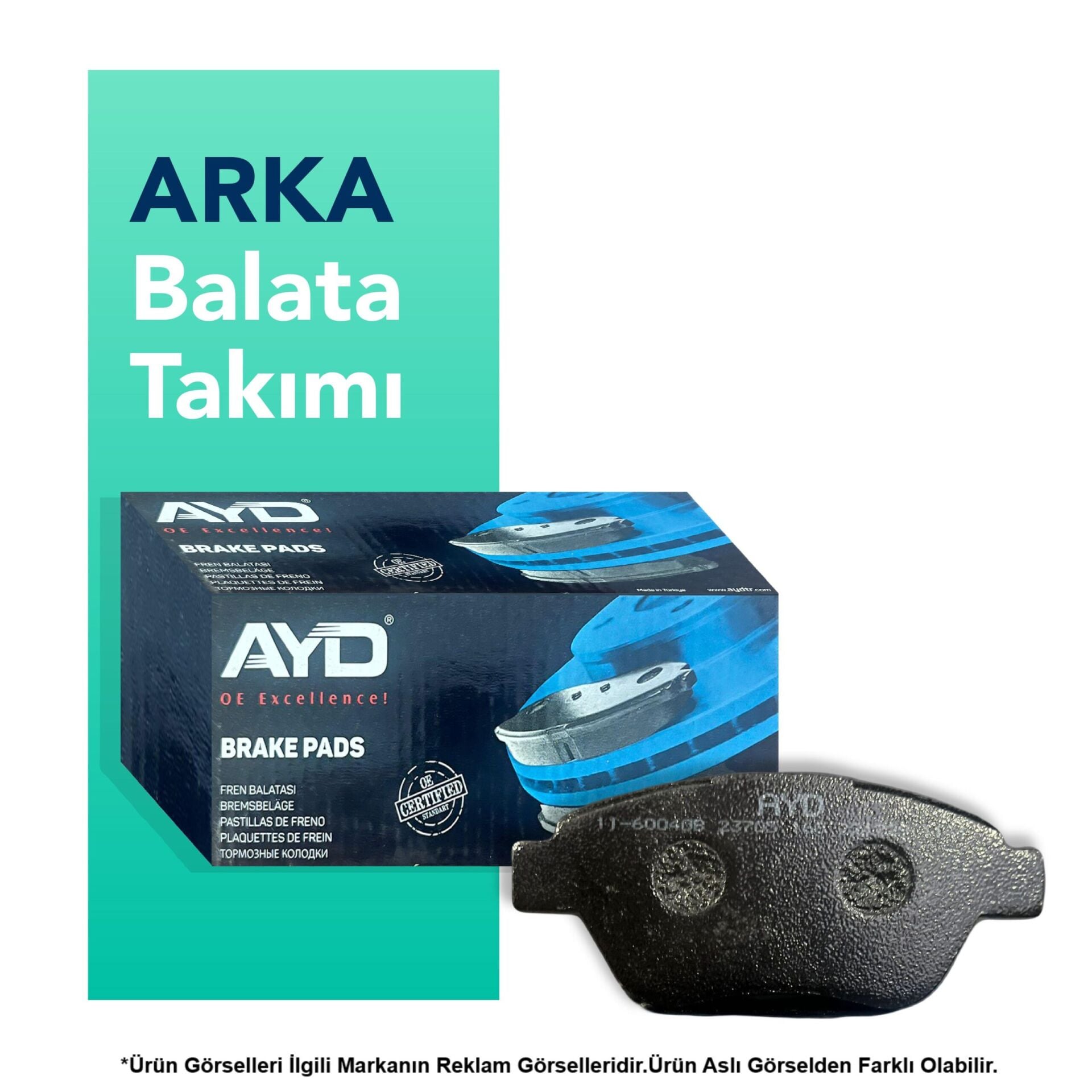 AYD Ford Tourneo Custom Arka Fren Balata Takımı (2012-2025)