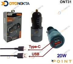 USB GİRİŞ ŞARJ TYPC E UC GRİŞ ÇAKMAK UCU YY-02