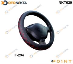 DİREKSİYON KILIFI GEÇMELİ LÜX ÇEMBER KIRMIZI F-294