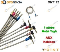 AUX KABLOSU 1 METRE  KALİTELİ  POİNT