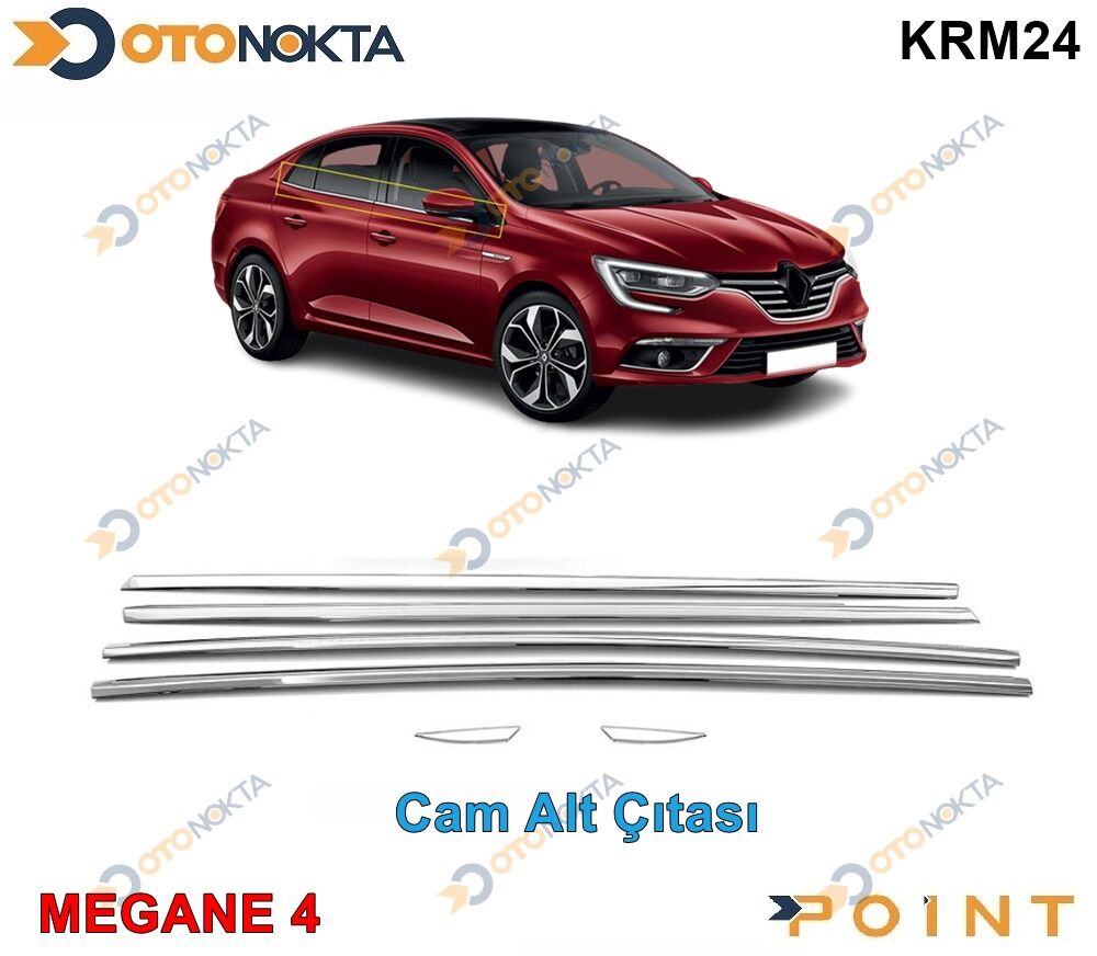 CAM ÇITASI 6 PARÇA RENAULT MEGANE 4 YERLİ