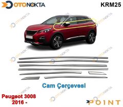 CAM ÇITASI 8 PARÇA PEUGEOT 3008 16> YERLİ