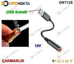 ÇAKMAKLIK USB SOKETLİ 12V POİNT