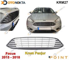 FORD FOCUS 2015-2018 KOMPLE ÖN PANJUR KROM IZGARAL