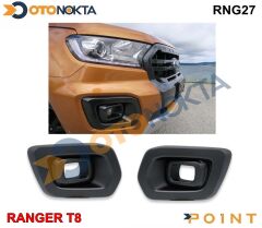FORD RANGER T8 2019> SİS ÇERÇEVE BÜYÜK SİYAH POİNT
