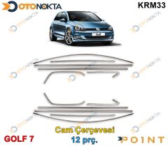 CAM ÇERÇEVESİ KROM SET 12 PRÇ GOLF 7