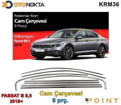 CAM ÇERÇEVESİ KROM SET 8 PRÇ PASSAT B8,5