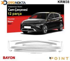 CAM ÇERÇEVESİ KROM SET 12 PRÇ BAYON