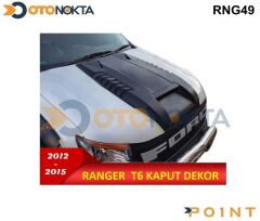 FORD RANGER T6 2012> KAPUT ÜST DEKOR SİYAH POİNT