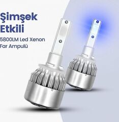 H7 LED XENON DELİ MAVİ