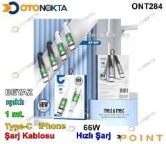 ŞARJ ALETİ  66W HIZ YENİ İPHONE TYPE-C WHİTE POİNT