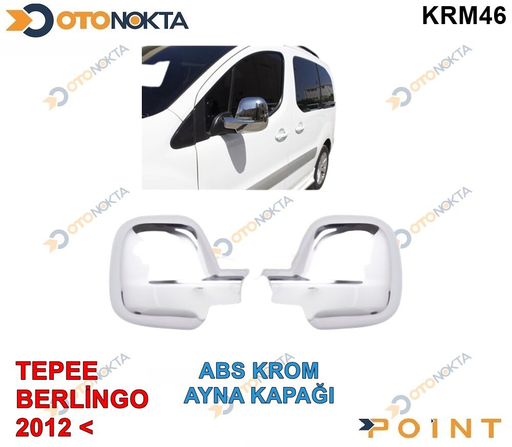 AYNA KAPAĞI ABS KROM TEPE BERLİNGO 2012+
